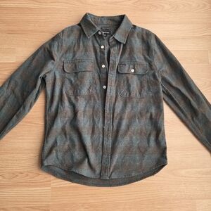 BRIXTON Plaid Button-Up Shirt